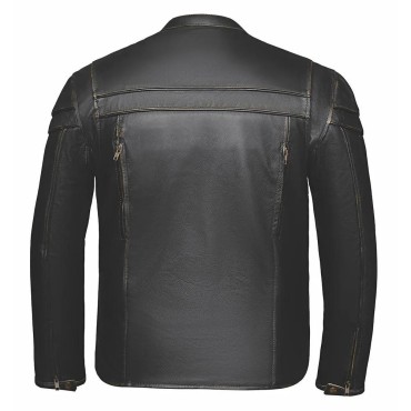 Rogue- Men's Motorcicle riding Leather Jacket 