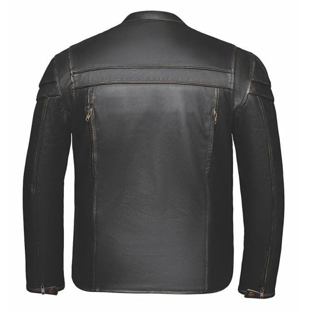 Rogue- Men's Motorcicle riding Leather Jacket 