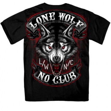 Jumbo Lone Wolf Double Sided T-Shirt
