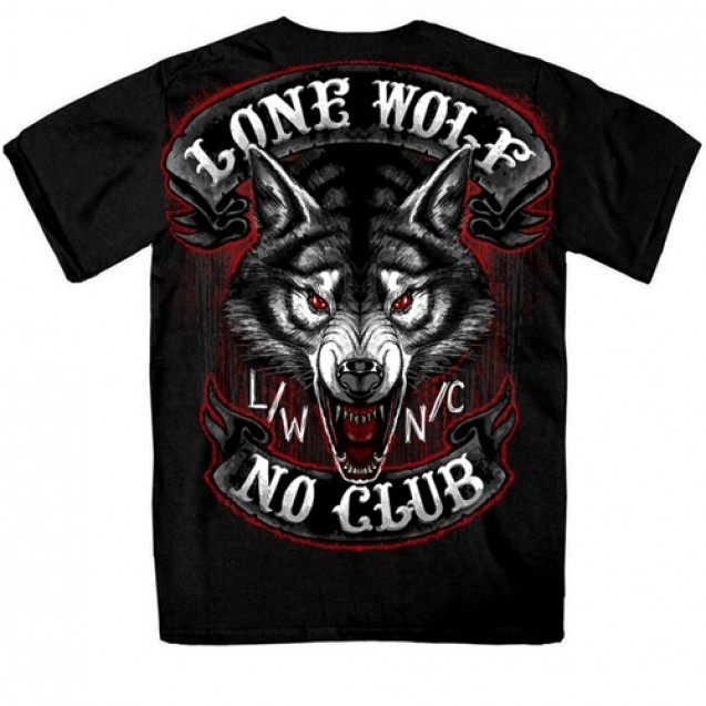 Jumbo Lone Wolf Double Sided T-Shirt