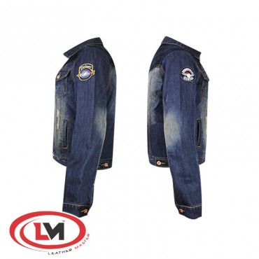 Men's Vintage Blue Denim Casual Jacket
