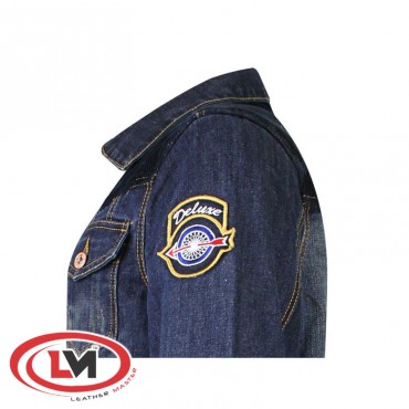 Men's Vintage Blue Denim Casual Jacket