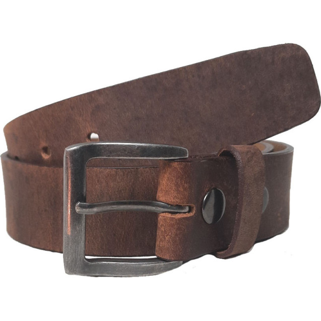 Distressed Brown Leather belt