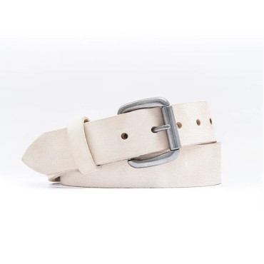 BUFFALO VEG NATURAL LEATHER BELT 