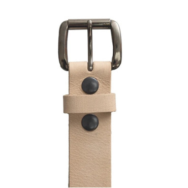 BUFFALO VEG NATURAL LEATHER BELT 