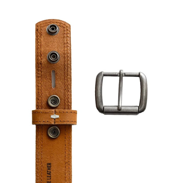 BUFFALO VEG TAN LEATHER BELT 
