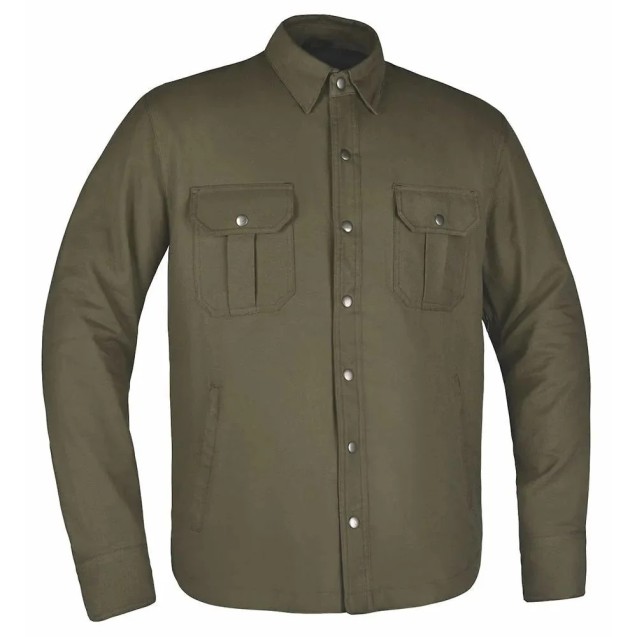 Lumberjack-Men's Black Green Armored Flannel