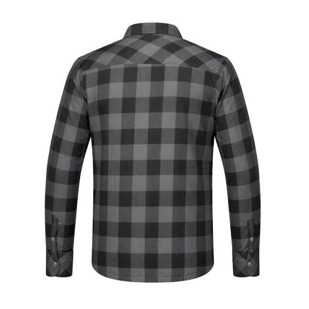 Lumberjack-Men's Black & Gray Armored Flannel