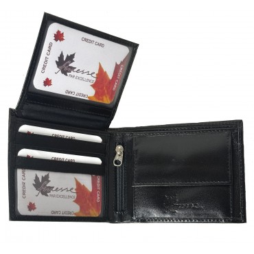 Genuine Cowhide Leather Men’s RFID Wallet 
