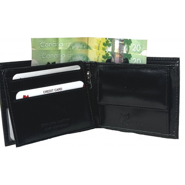 Genuine Cowhide Leather Men’s RFID Wallet 