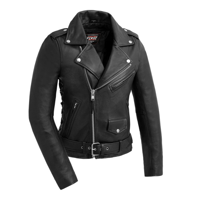 Popstar - Women's Motorcycle Leather Jacket 