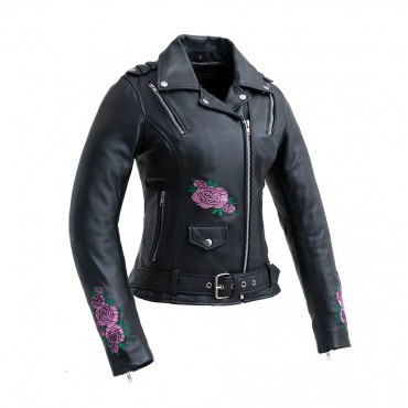 Bloom Motorcycle Leather Jacket