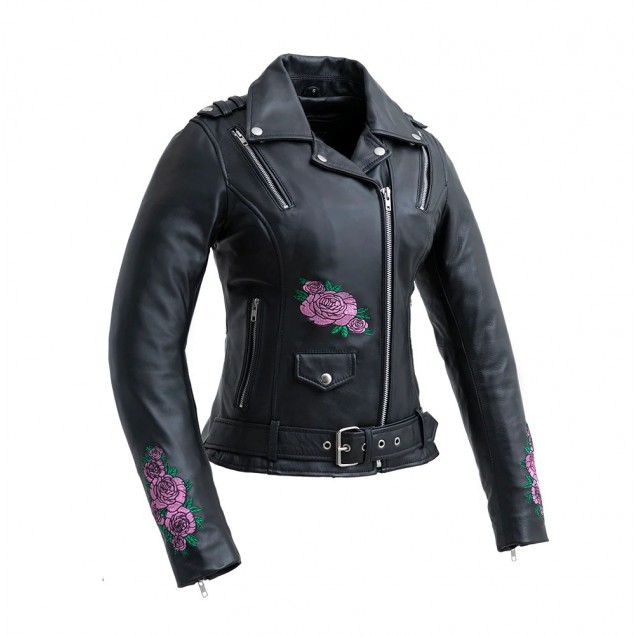 Bloom Motorcycle Leather Jacket