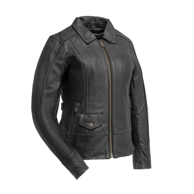 Free Spirit- Women's motorcycle Leather Jacket