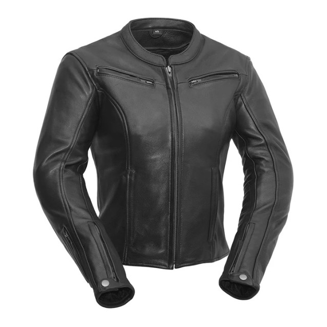 Speed Queen - Women's Motorcycle Leather Jacket