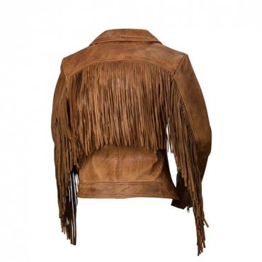 Daisy Womens Fashion Fringe Jacket WHISKY