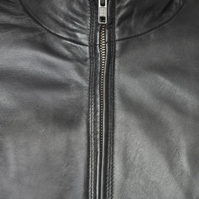 FRANCINE, scuba collar women's leather jacket