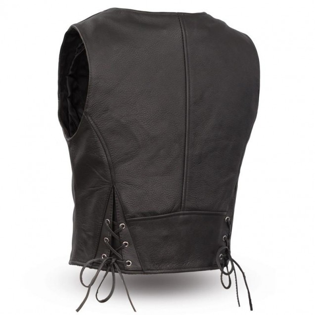 Montana Women's Motorcycle Leather Vest 