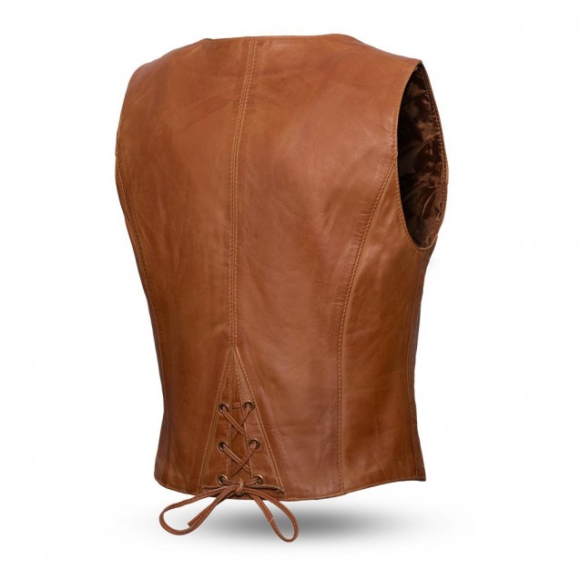 Savanna - Women's Western Style Motorcycle Leather Vest