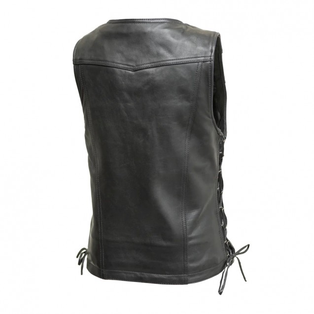 Cindy Women's Leather Vest 