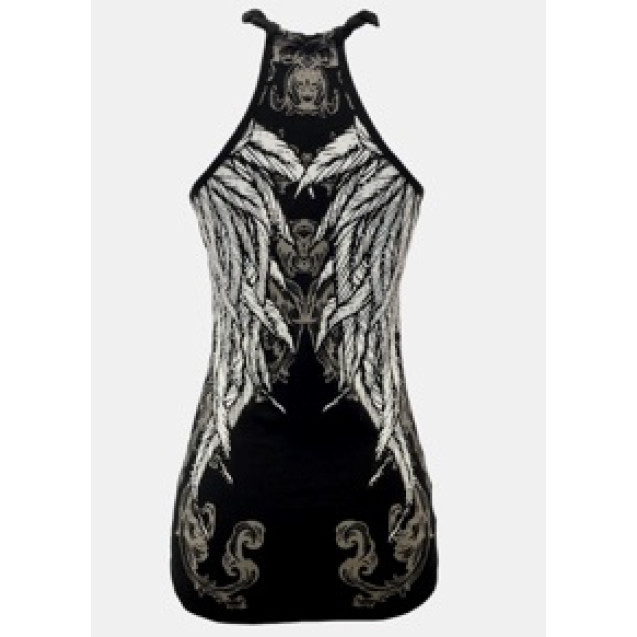 STUNNING TWIST HALTER TOP