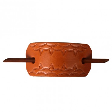 Leather Hair Barrette