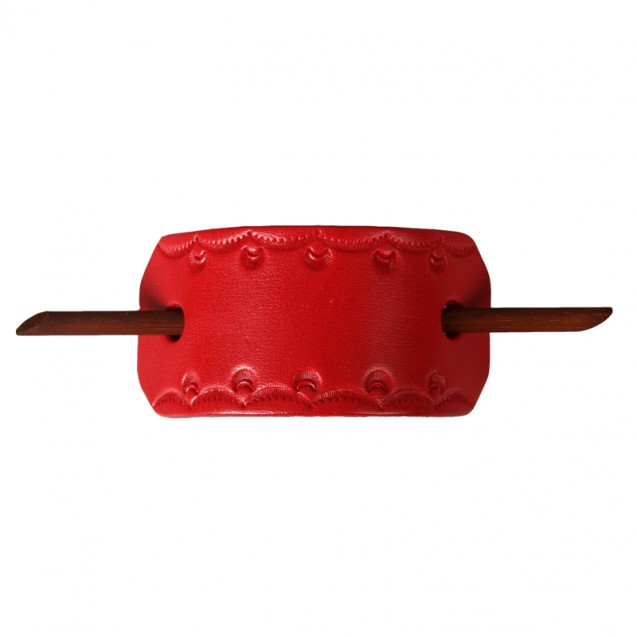 Leather Hair Barrette