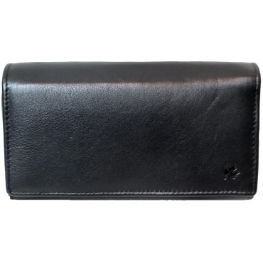Genuine Cowhide Leather Ladies RFID 14 Card & 1 ID Wallet