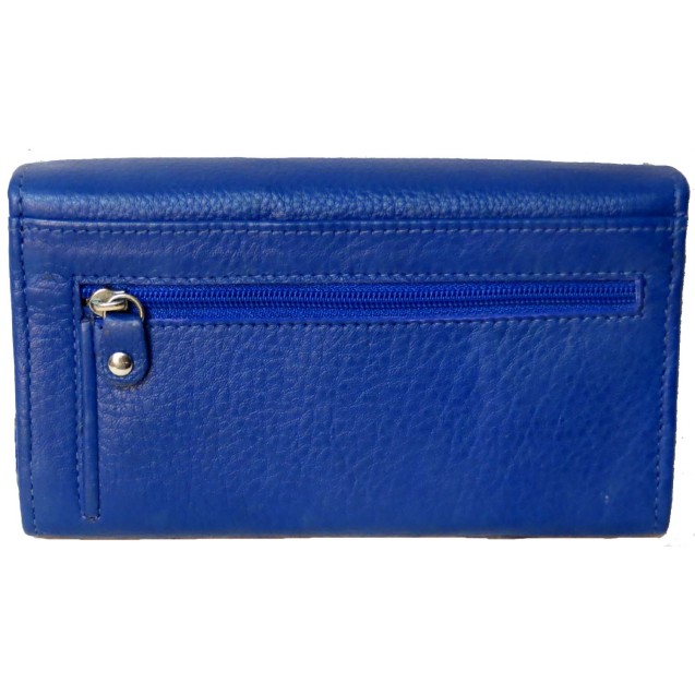 Genuine Cowhide Leather Ladies RFID 14 Card & 1 ID Wallet