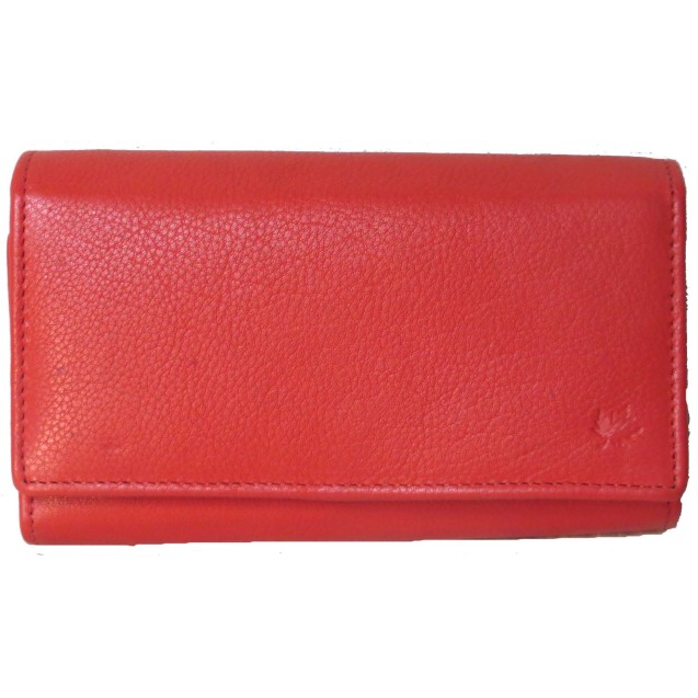 Genuine Cowhide Leather Ladies RFID 14 Card & 1 ID Wallet