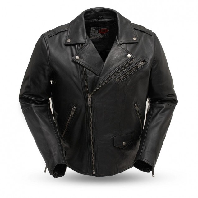 Enforcer - Men's Leather Motorcycle Jacket  