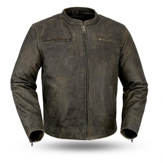 Drifter - Men's Motorcycle Leather Jacket 