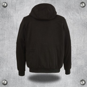 Heated Leather Hoodie