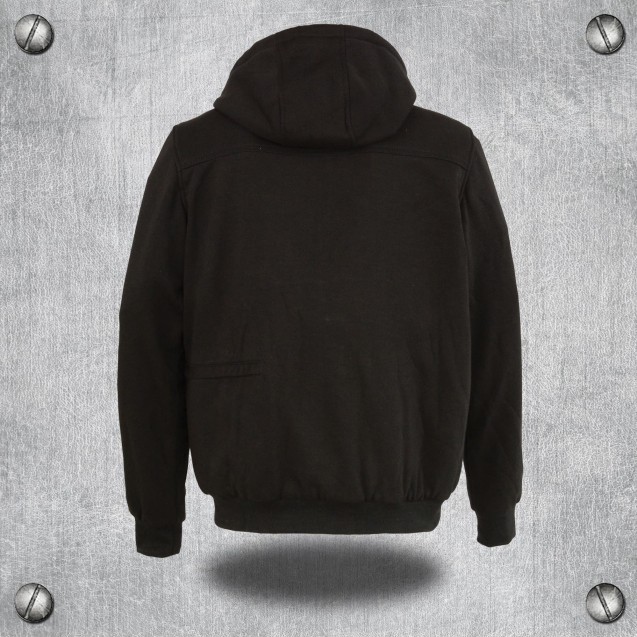 Heated Leather Hoodie