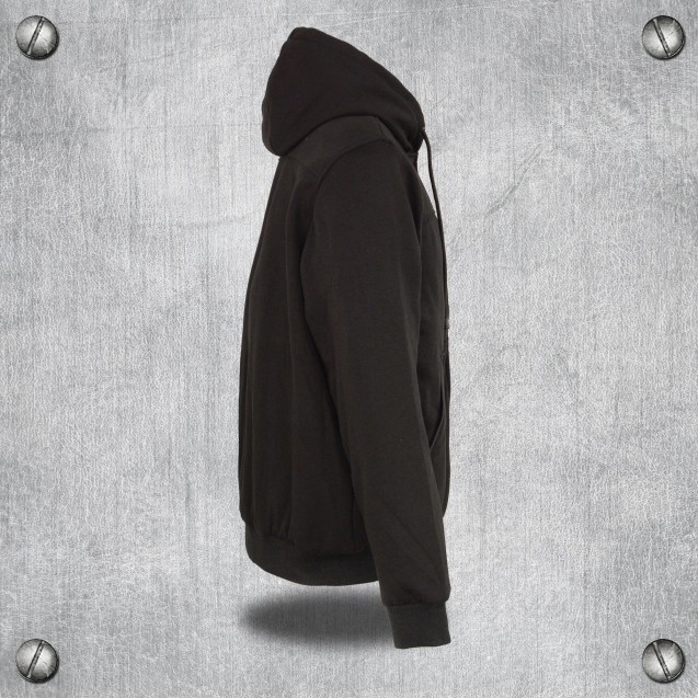 Heated Leather Hoodie