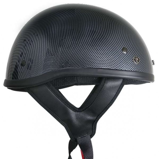 DOT Solid Carbon Half Helmet