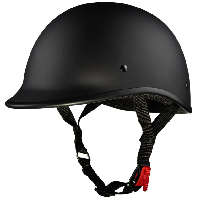 Polo Motorcycle Halfe Helmet Matt Black 