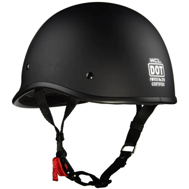 Polo Motorcycle Halfe Helmet Matt Black 