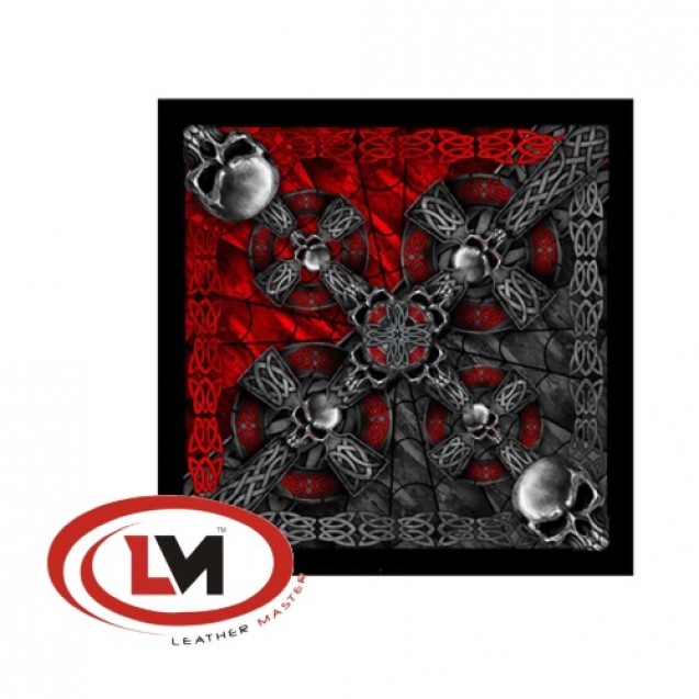 Celtic Cross & Gothic Skulls Bandana 