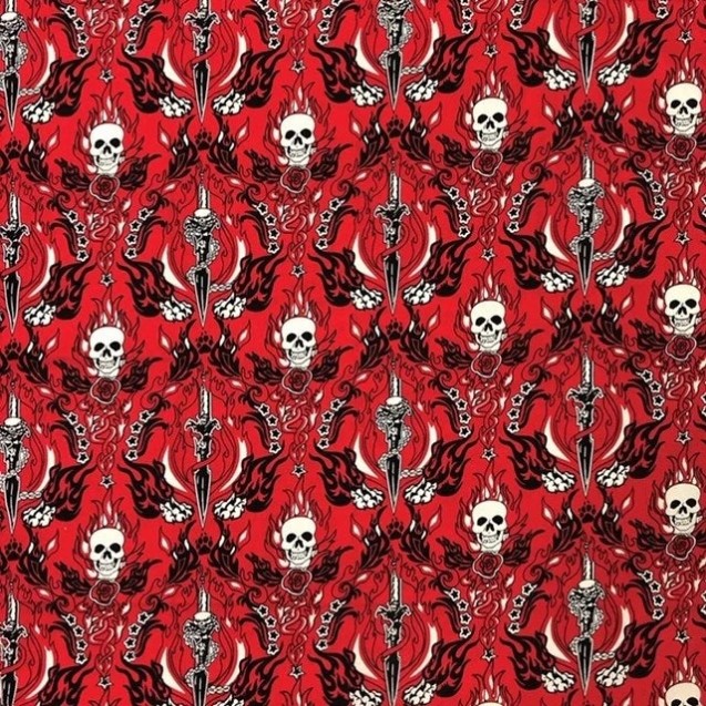 Red Skull & Daggers Bandanna 