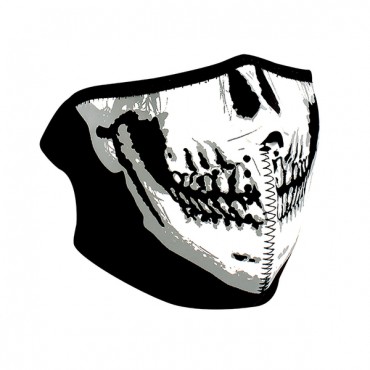 Half Mask- Neoprene- Skull Face