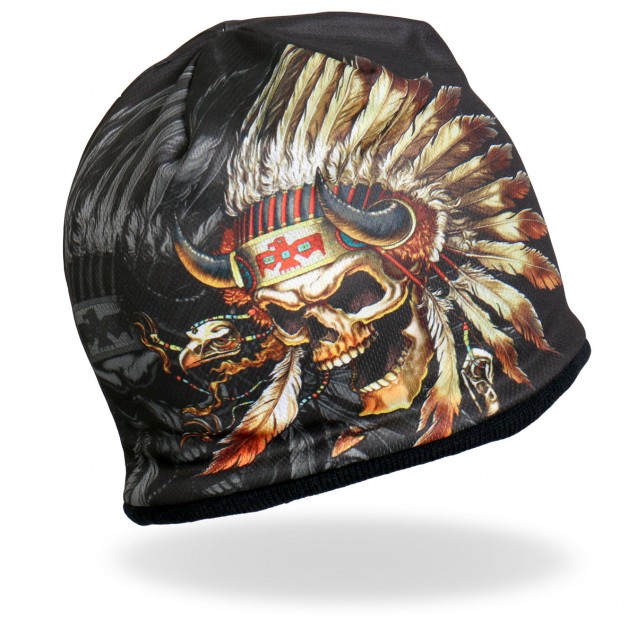 Sublimated Indian Skull Beanie