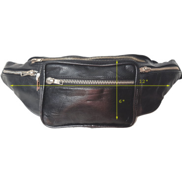 Genuine Cowhide leather Fanny Bag