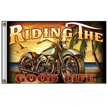 Riding the Good Life Flag