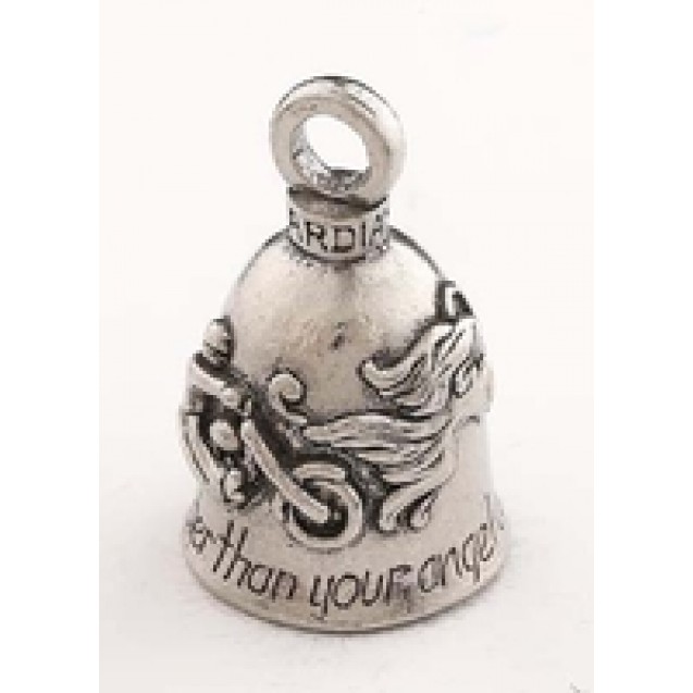Never Ride Faster than your Angel Can Fly Guardian Bell