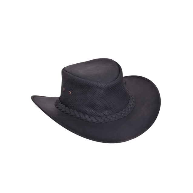 Men’s Premium Leather Cowboy Hat 