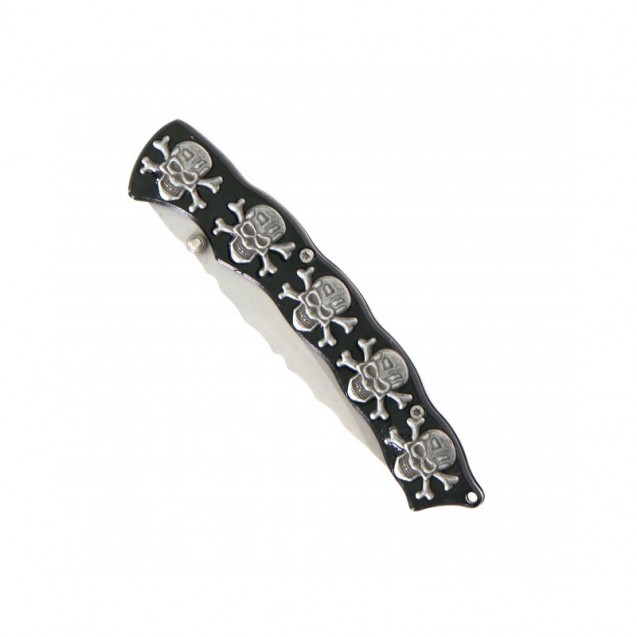 Skull & Bones Knife w/Clip