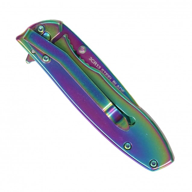 3.25-inch BLADE RAINBOW Stainless Steel Knife 