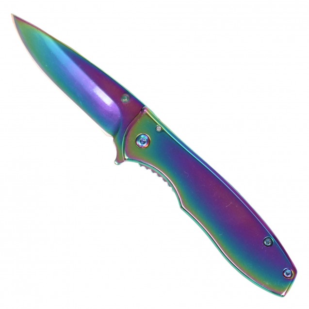 3.25-inch BLADE RAINBOW Stainless Steel Knife 