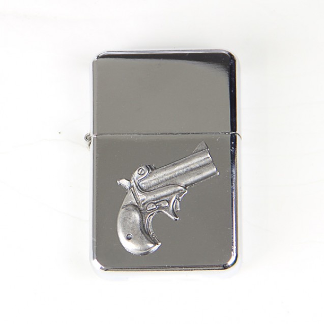 Gun Chrome Lighter